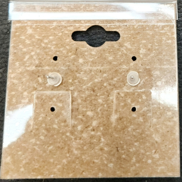 Gold Twist Stud Earrings - Picture 2 of 3